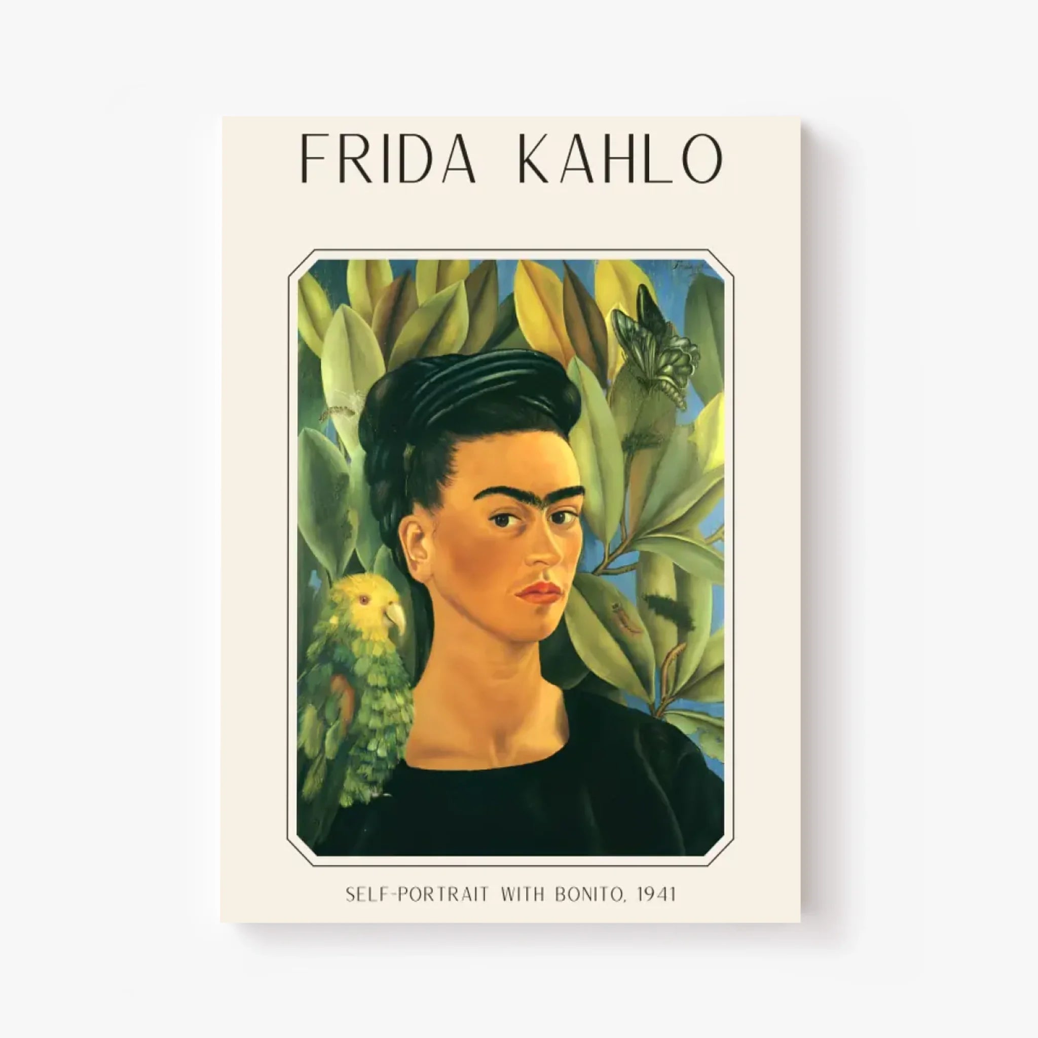 FRIDA KAHLO Self Portrait With Bonito 1941