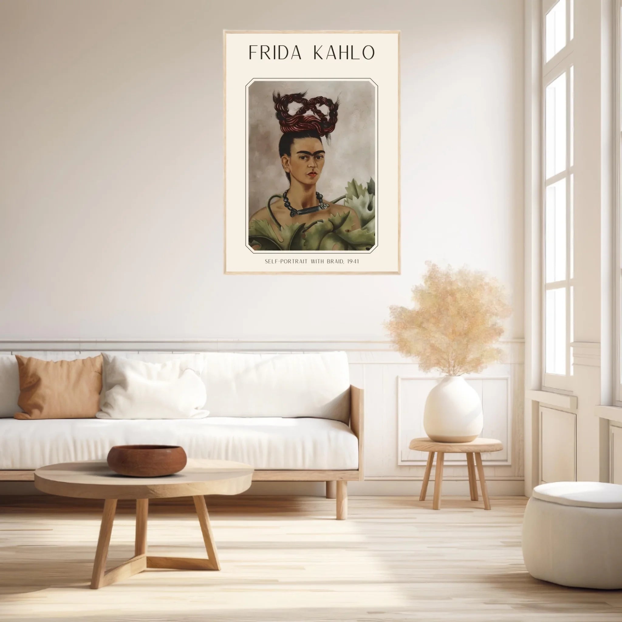 Affiche Frida Kahlo – Self Portrait With Braid 1941
