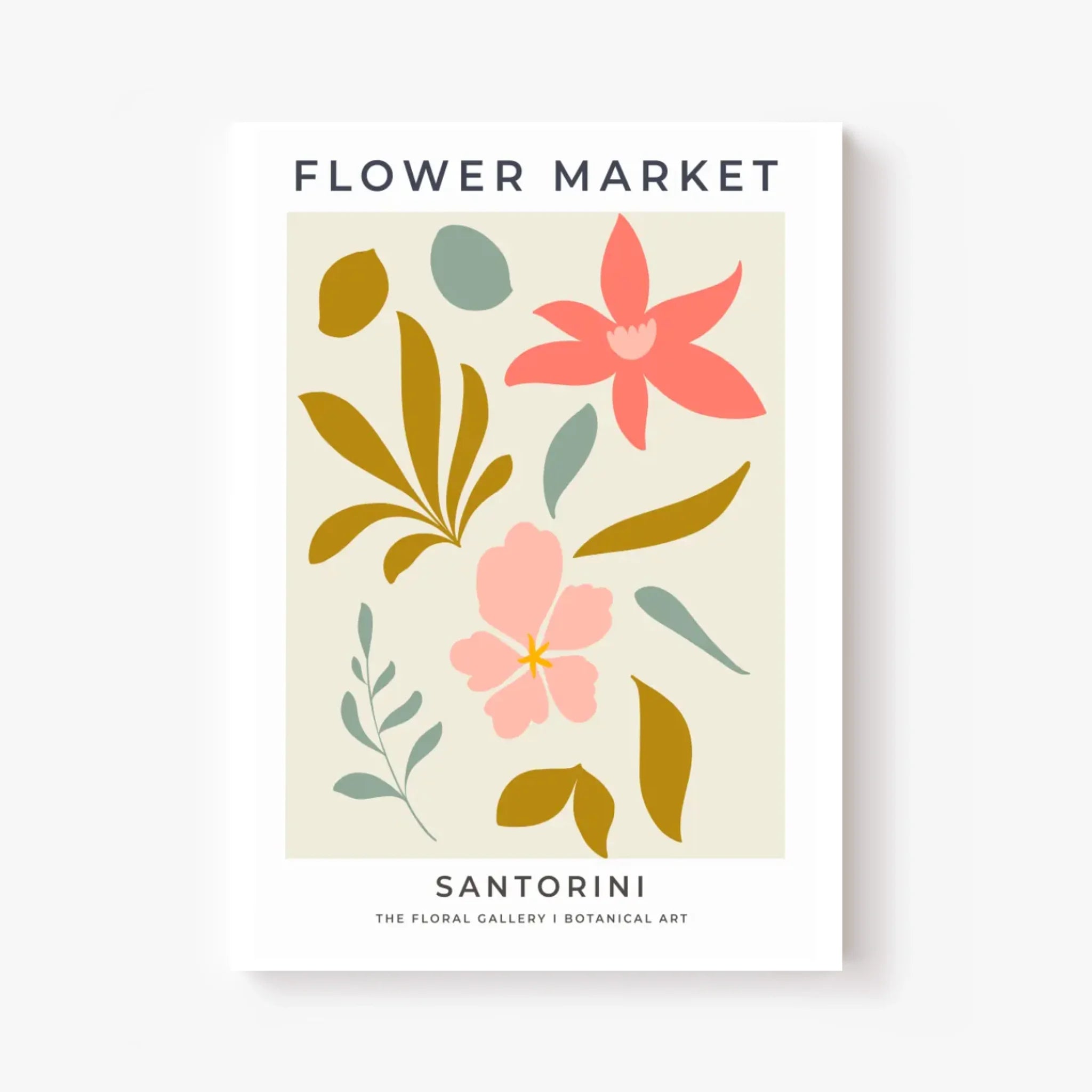 Tableau Fleurs Flower Market Santorini
