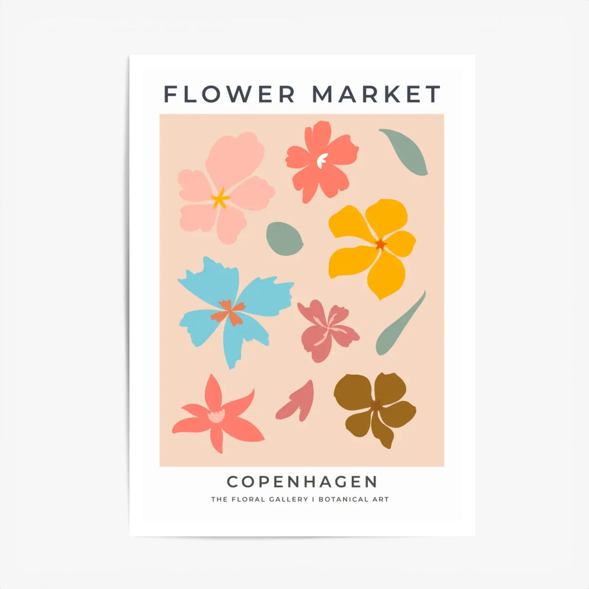 Tableau Fleurs Flower Market Copenhagen