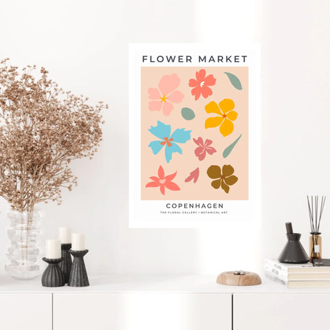Tableau Fleurs Flower Market Copenhagen