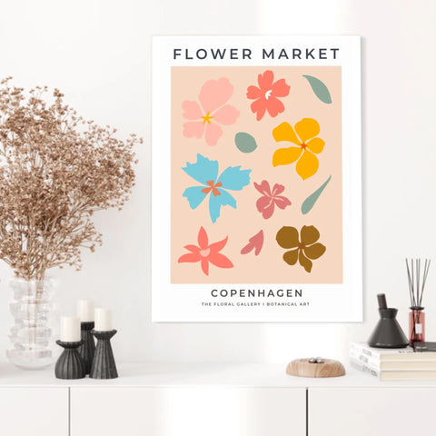 Tableau Fleurs Flower Market Copenhagen