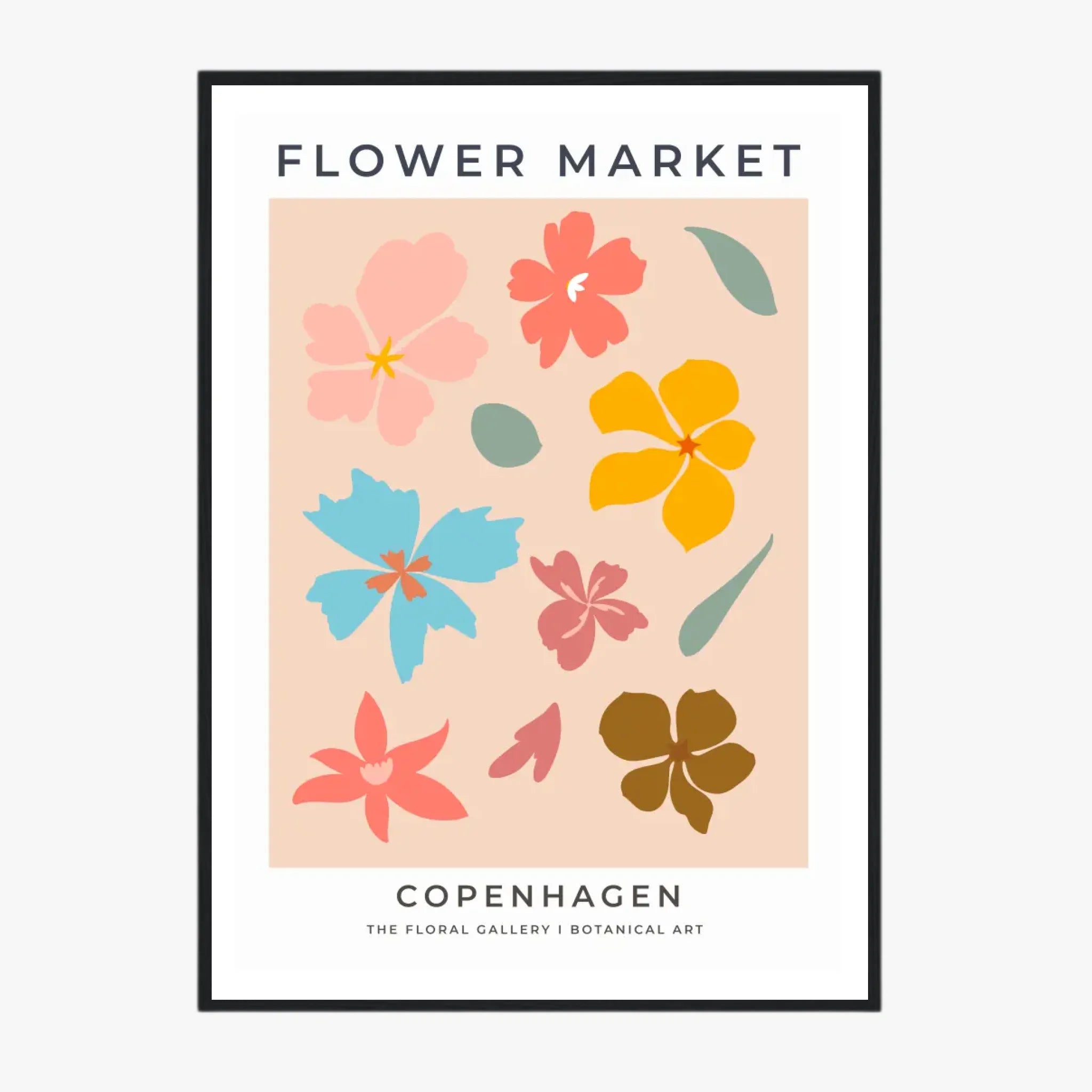 Tableau Fleurs Flower Market Copenhagen