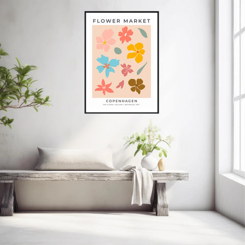 Tableau Fleurs Flower Market Copenhagen