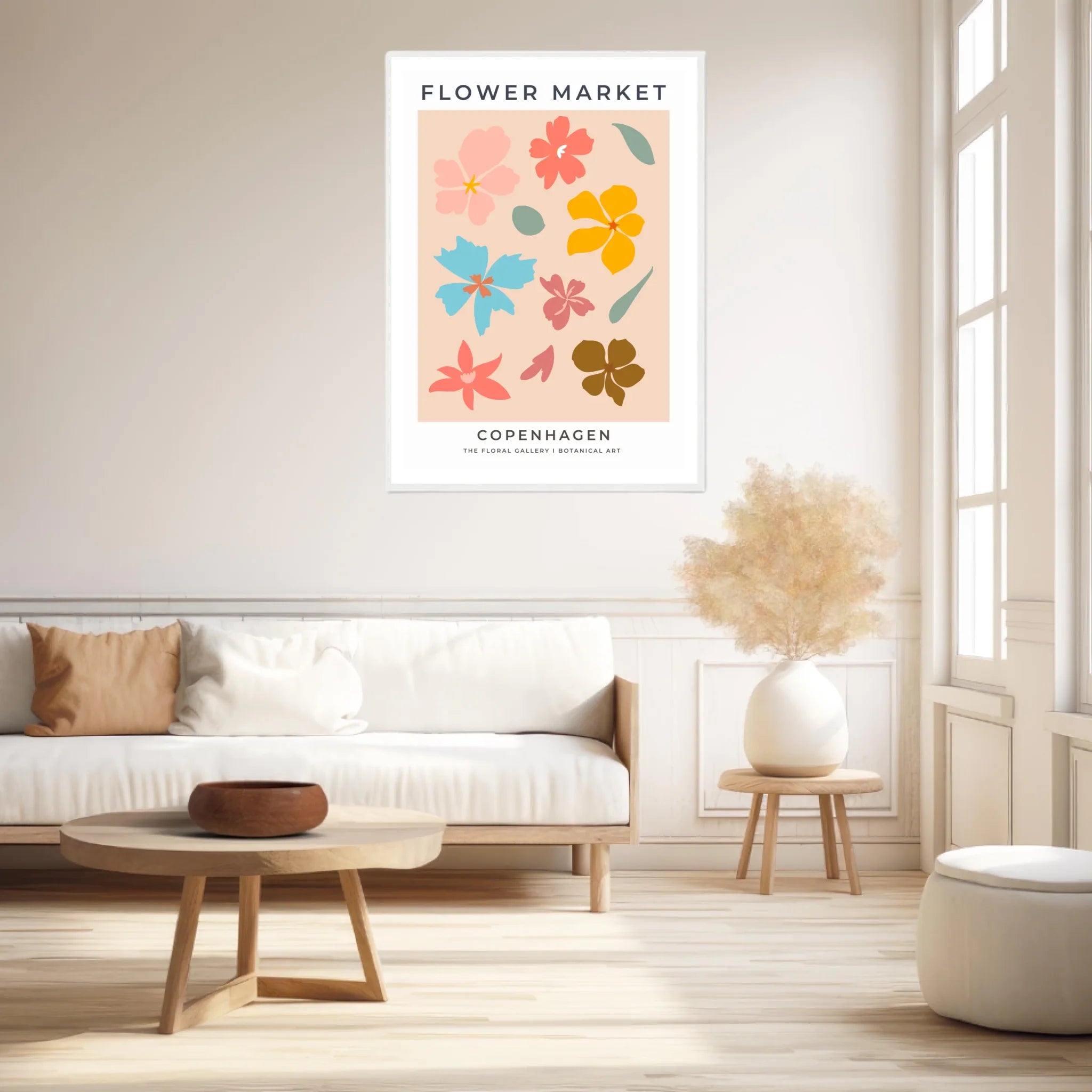 Tableau Fleurs Flower Market Copenhagen