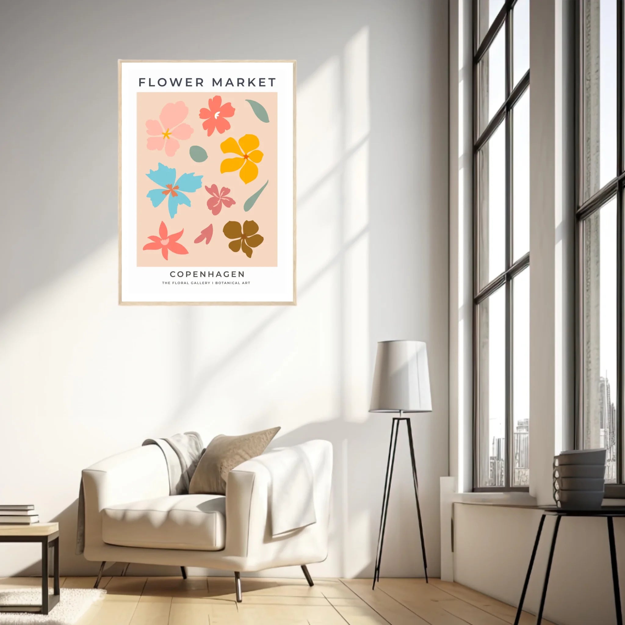 Tableau Fleurs Flower Market Copenhagen
