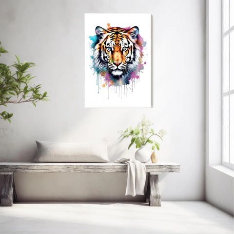 Tableau Animaux Tigre Pop Art
