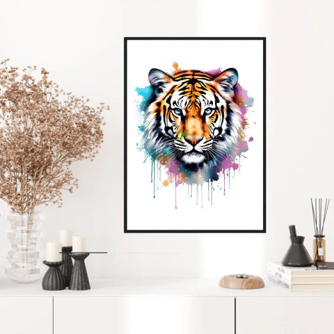 Tableau Animaux Tigre Pop Art