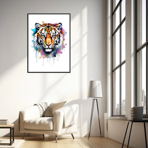 Tableau Animaux Tigre Pop Art