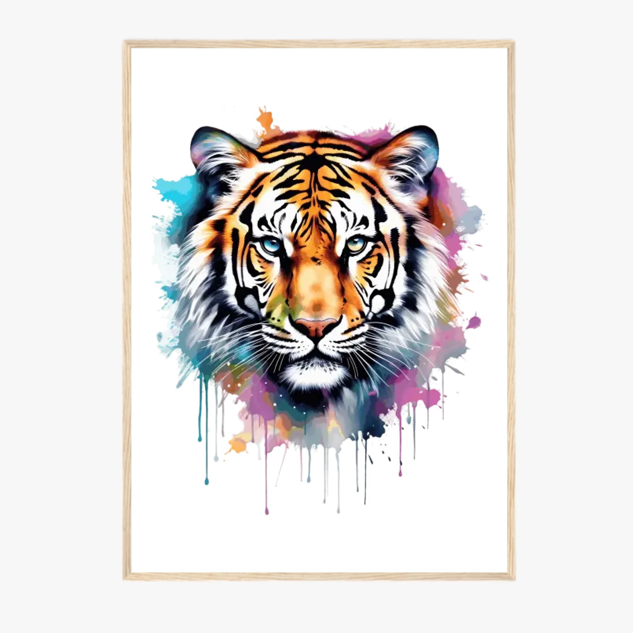 Tableau Animaux Tigre Pop Art
