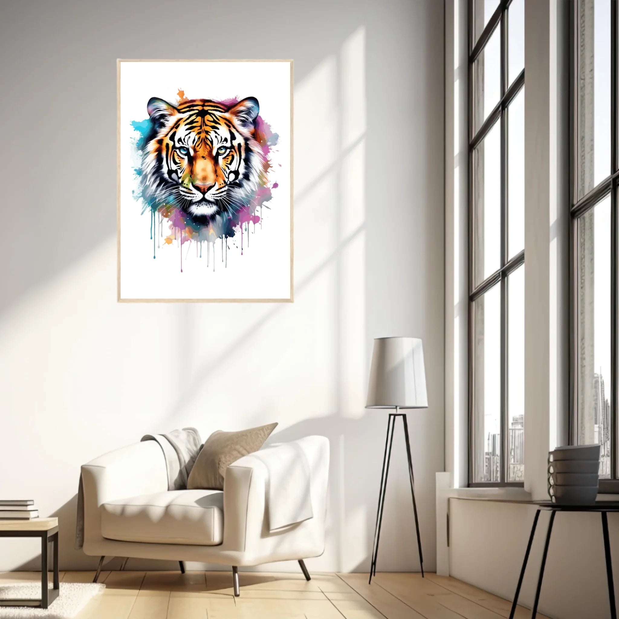 Tableau Animaux Tigre Pop Art