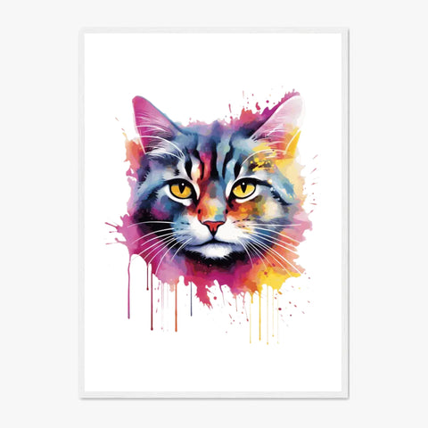 Tableau Animaux Chat Pop Art