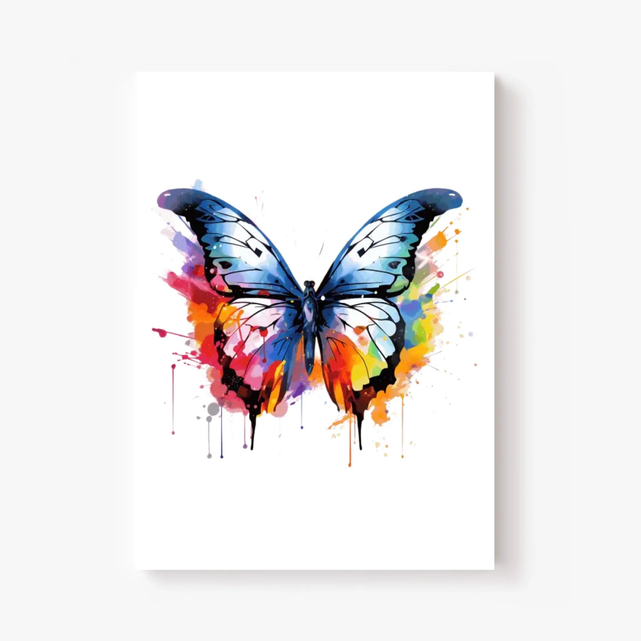 Tableau Animaux Papillon Pop Art