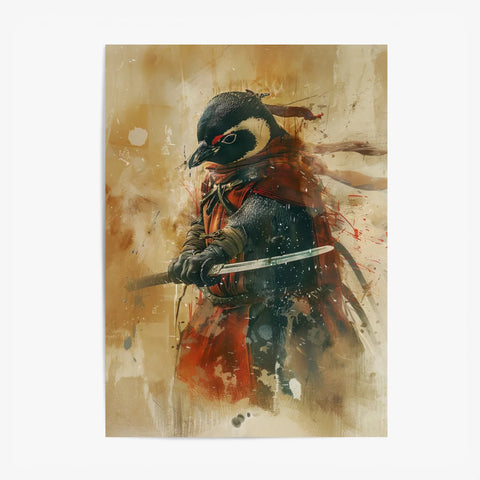 Tableau Animaux Pingouin Ninja