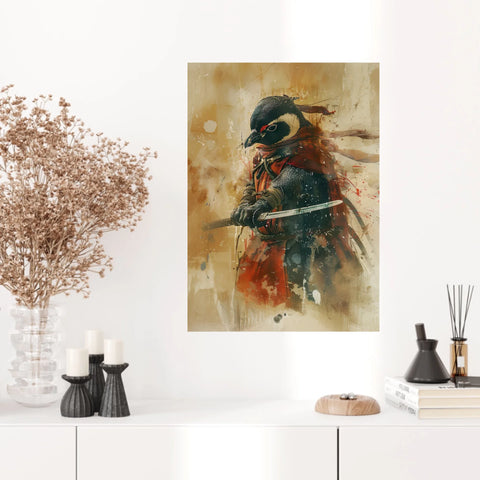Tableau Animaux Pingouin Ninja