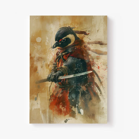 Tableau Animaux Pingouin Ninja