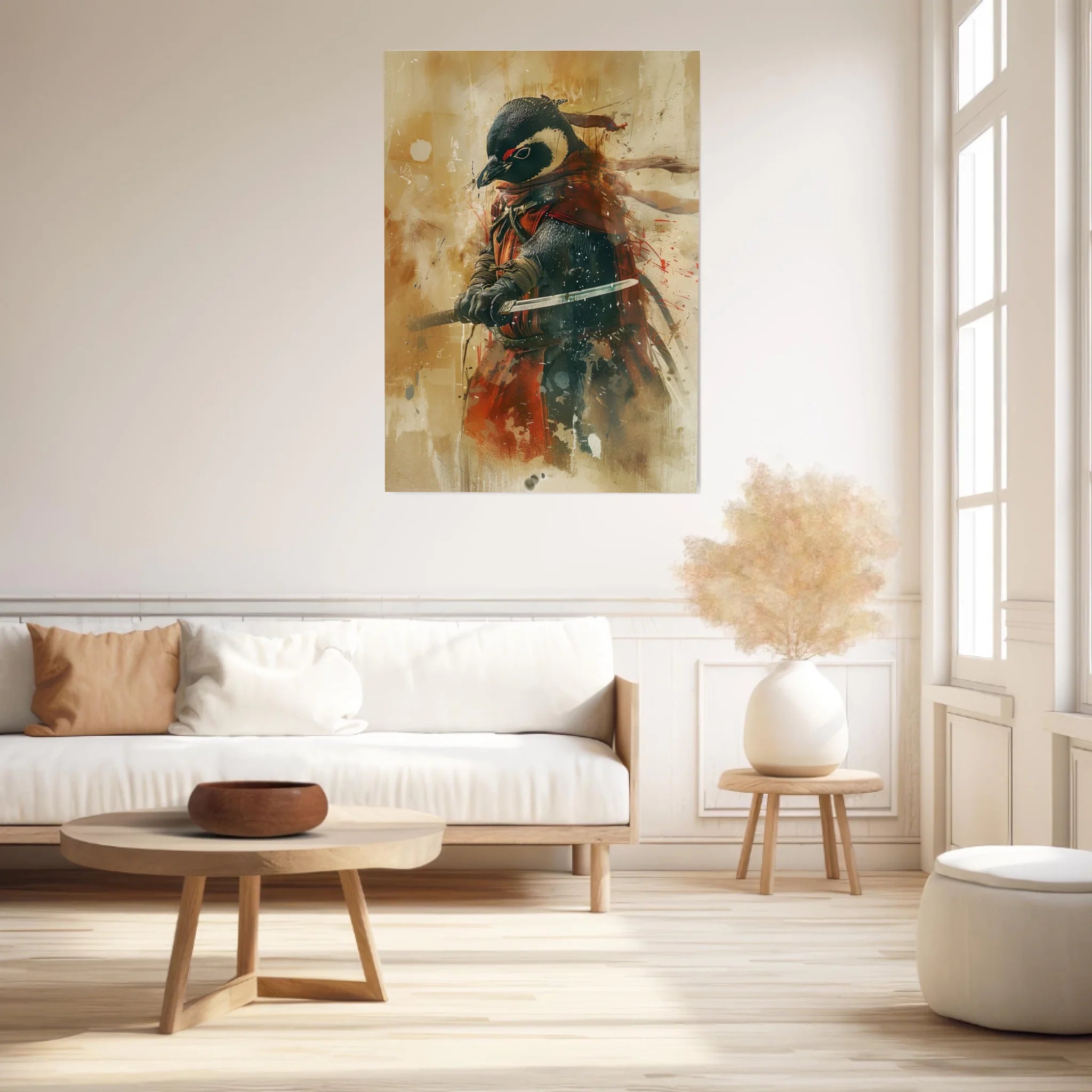 Tableau Animaux Pingouin Ninja
