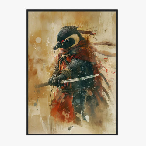 Tableau Animaux Pingouin Ninja