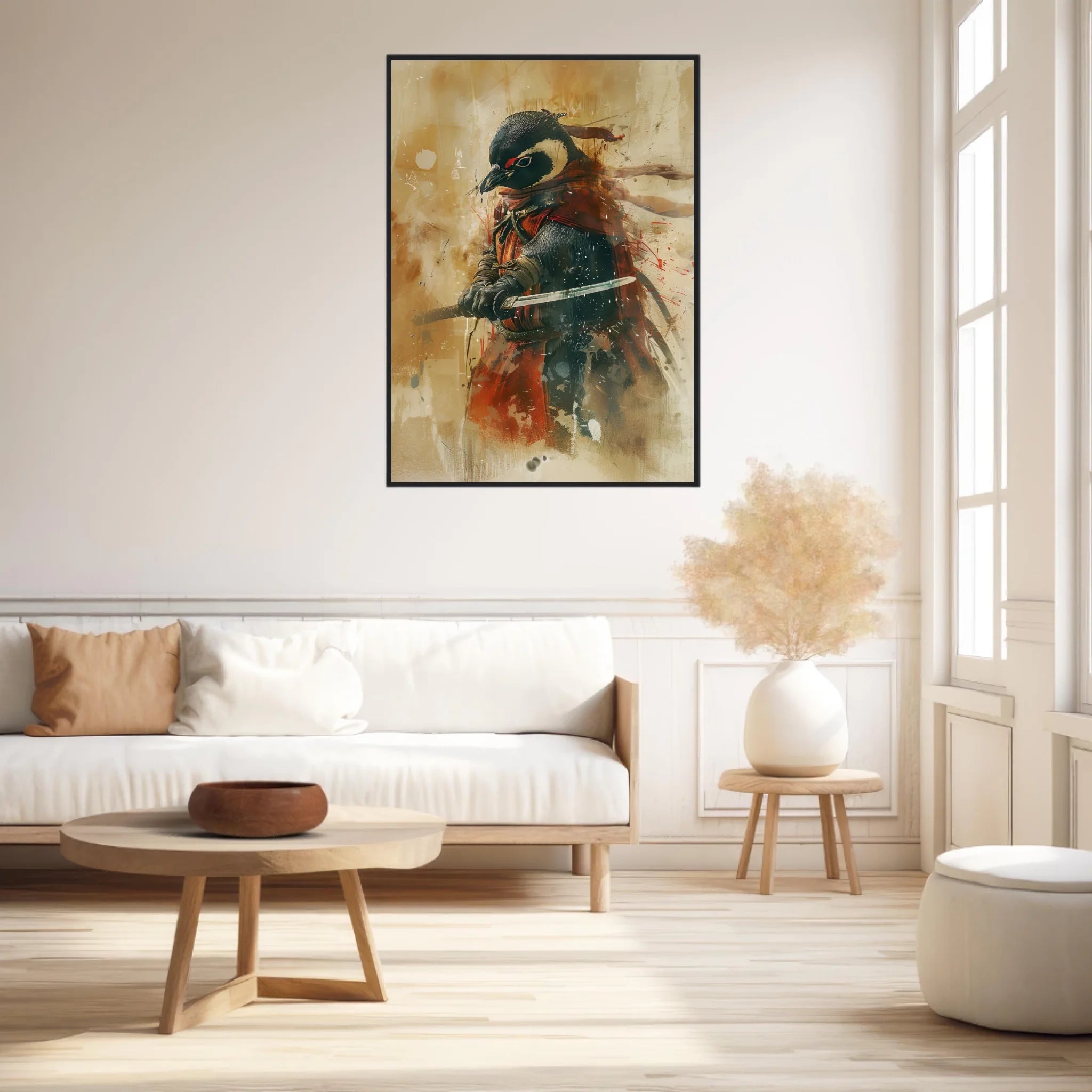 Tableau Animaux Pingouin Ninja