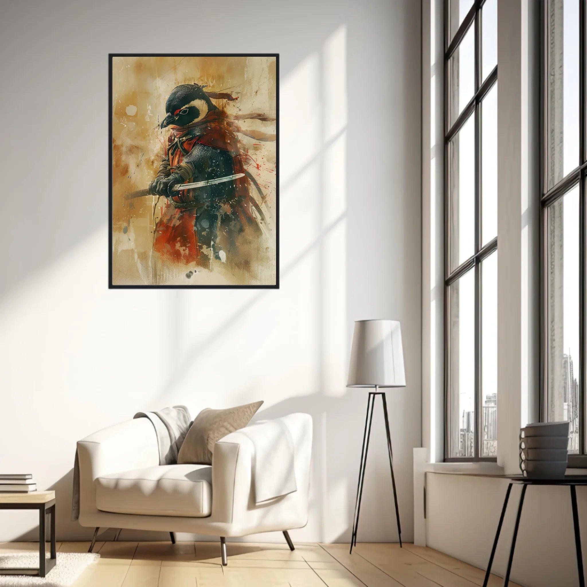 Tableau Animaux Pingouin Ninja