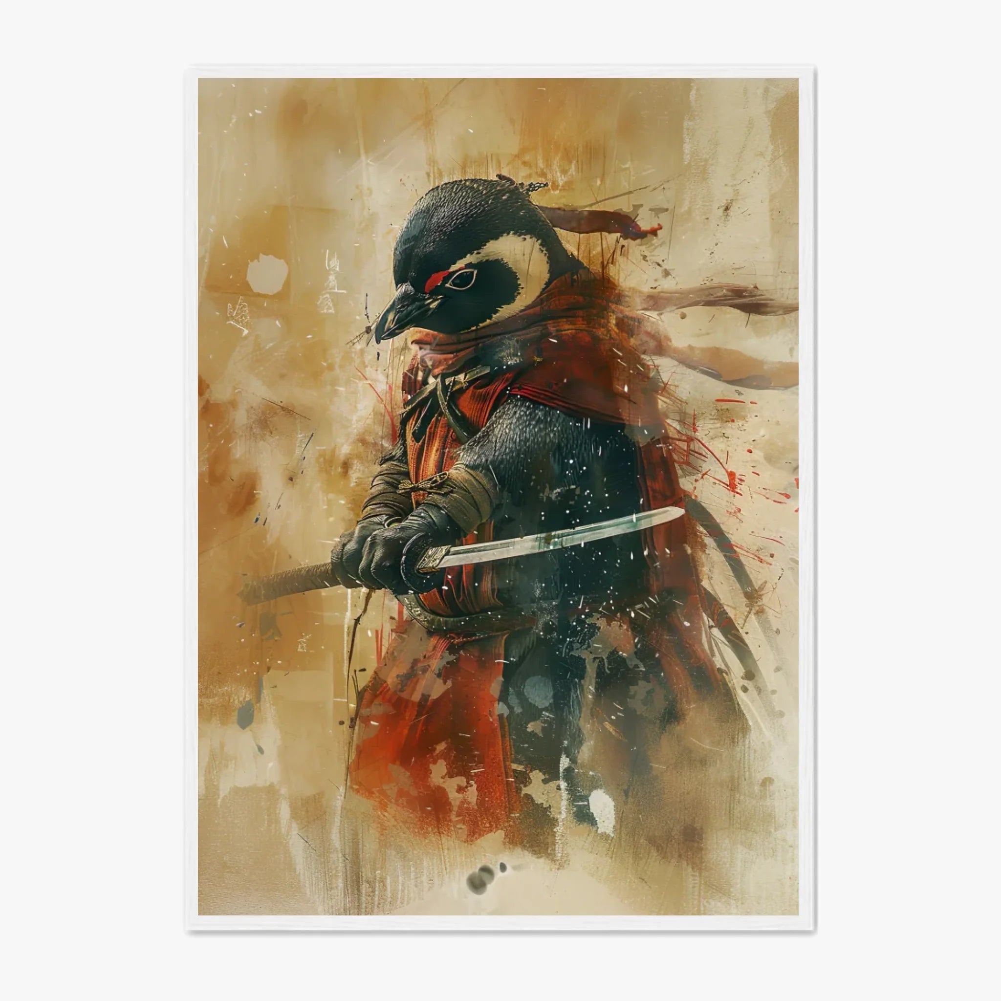 Tableau Animaux Pingouin Ninja