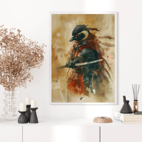 Tableau Animaux Pingouin Ninja