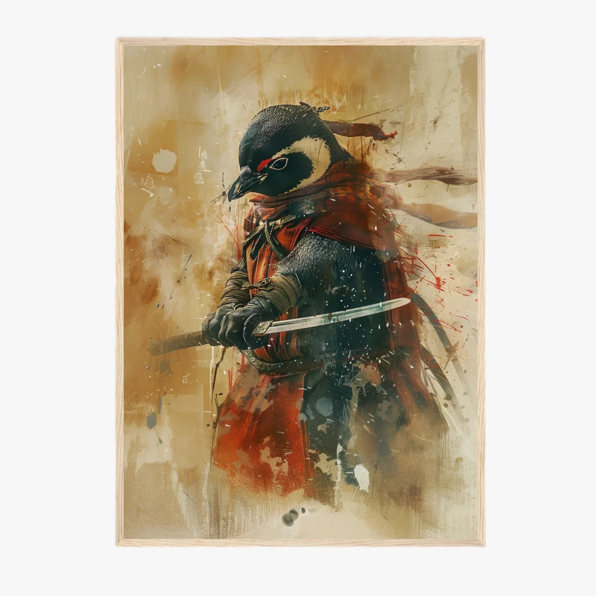 Tableau Animaux Pingouin Ninja
