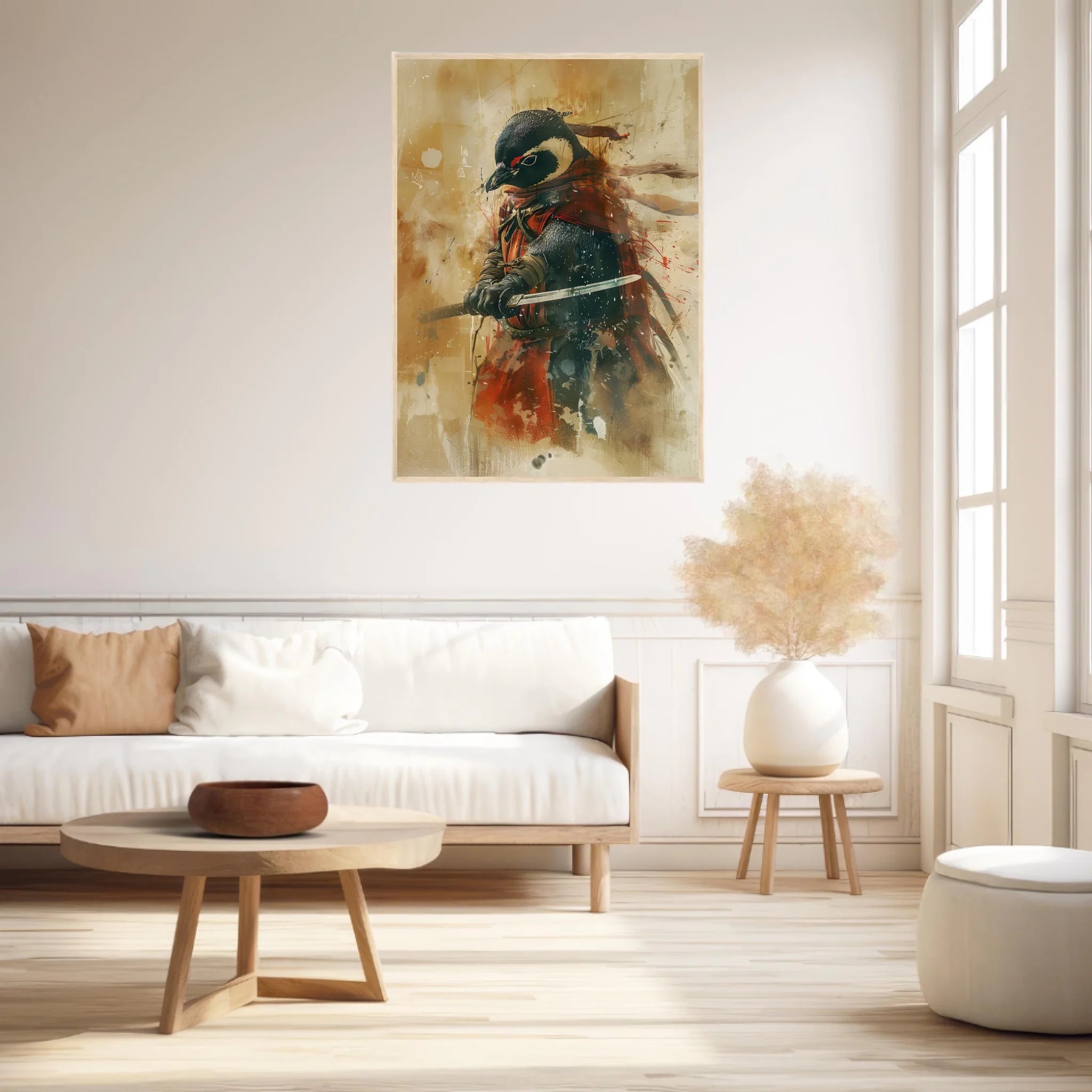 Tableau Animaux Pingouin Ninja
