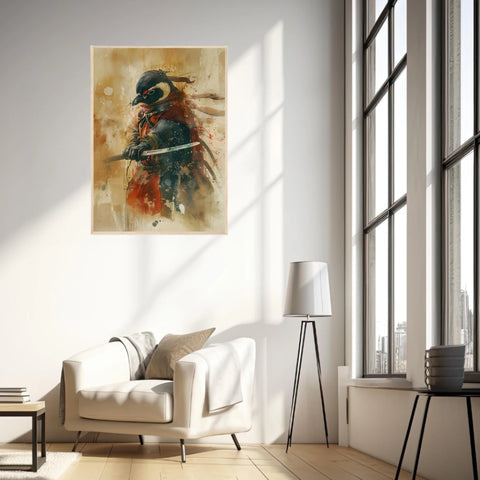 Tableau Animaux Pingouin Ninja