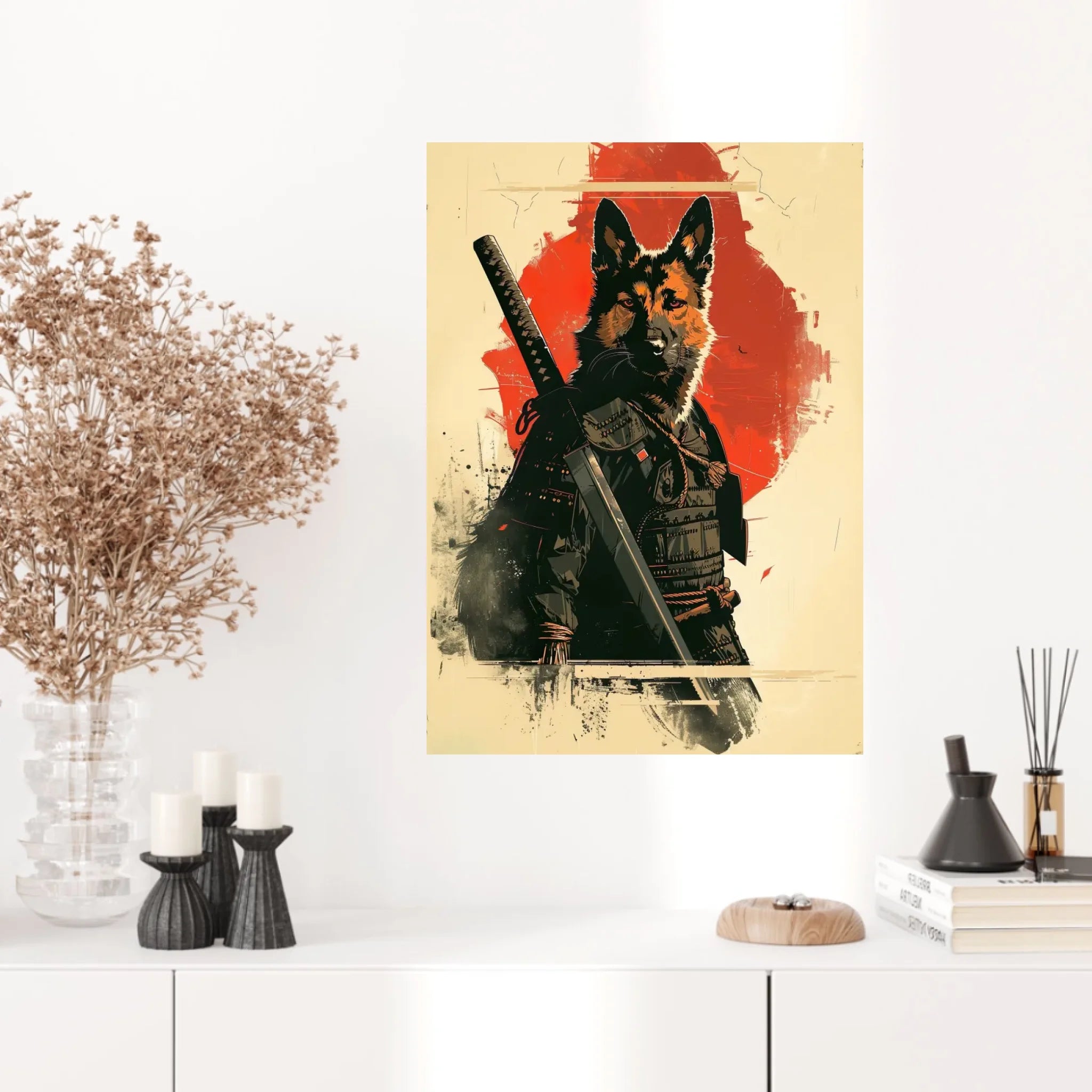 Tableau Animaux Chien Ninja