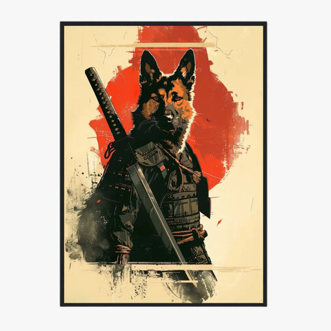 Tableau Animaux Chien Ninja
