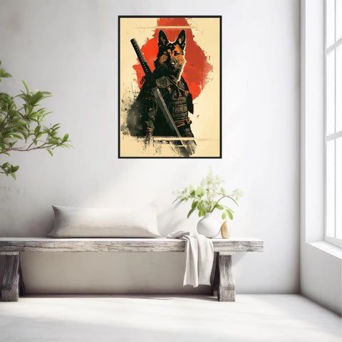 Tableau Animaux Chien Ninja