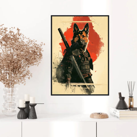 Tableau Animaux Chien Ninja
