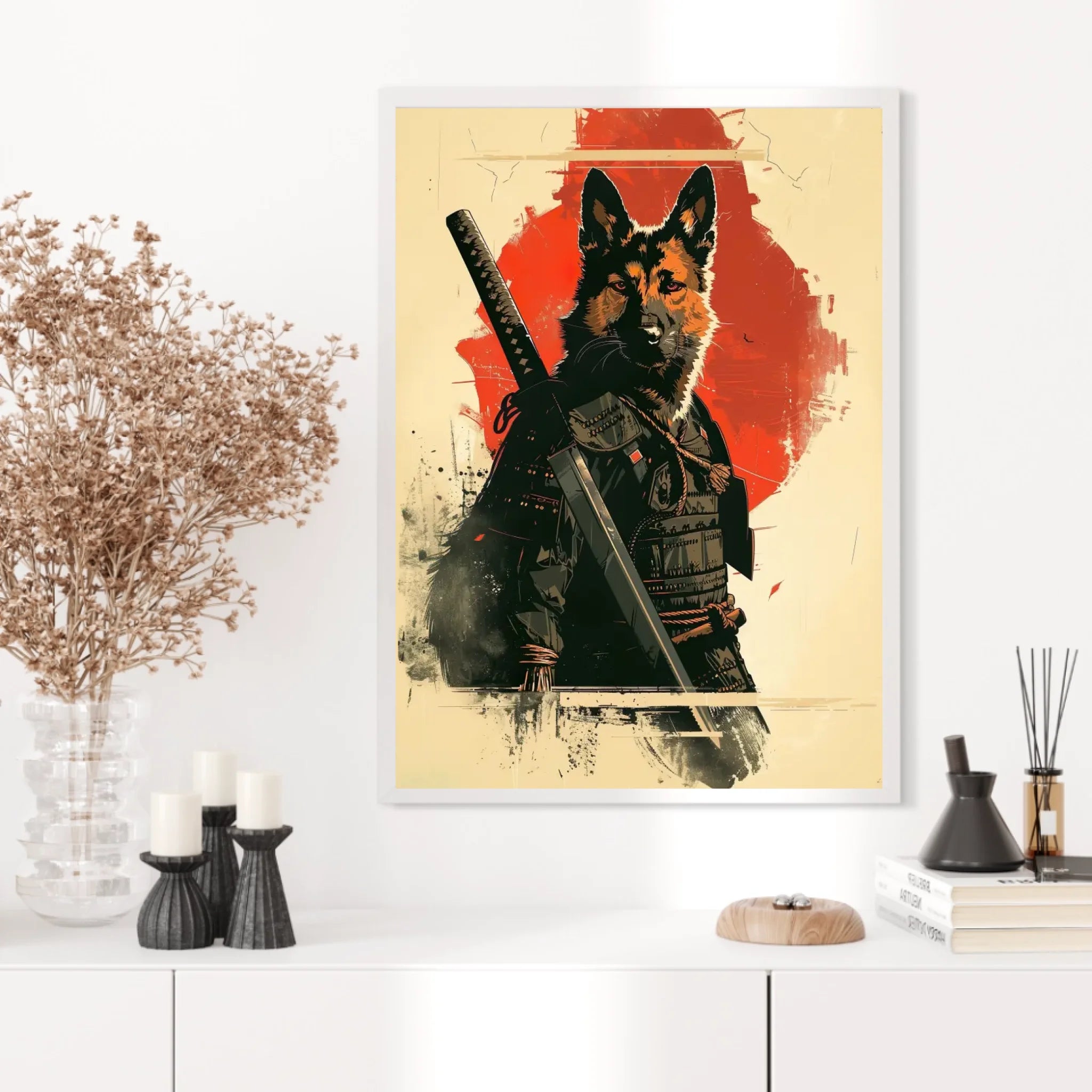 Tableau Animaux Chien Ninja