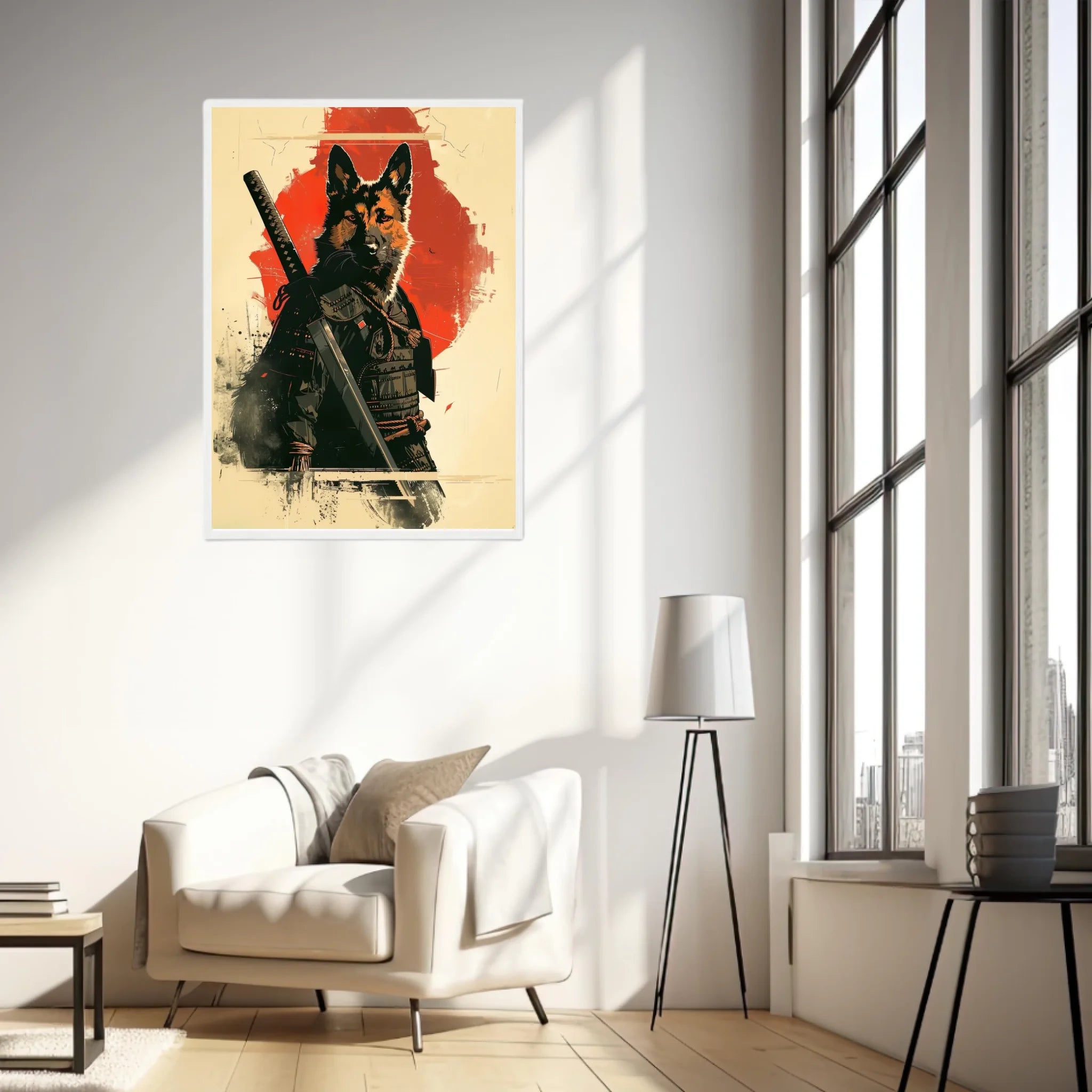 Tableau Animaux Chien Ninja