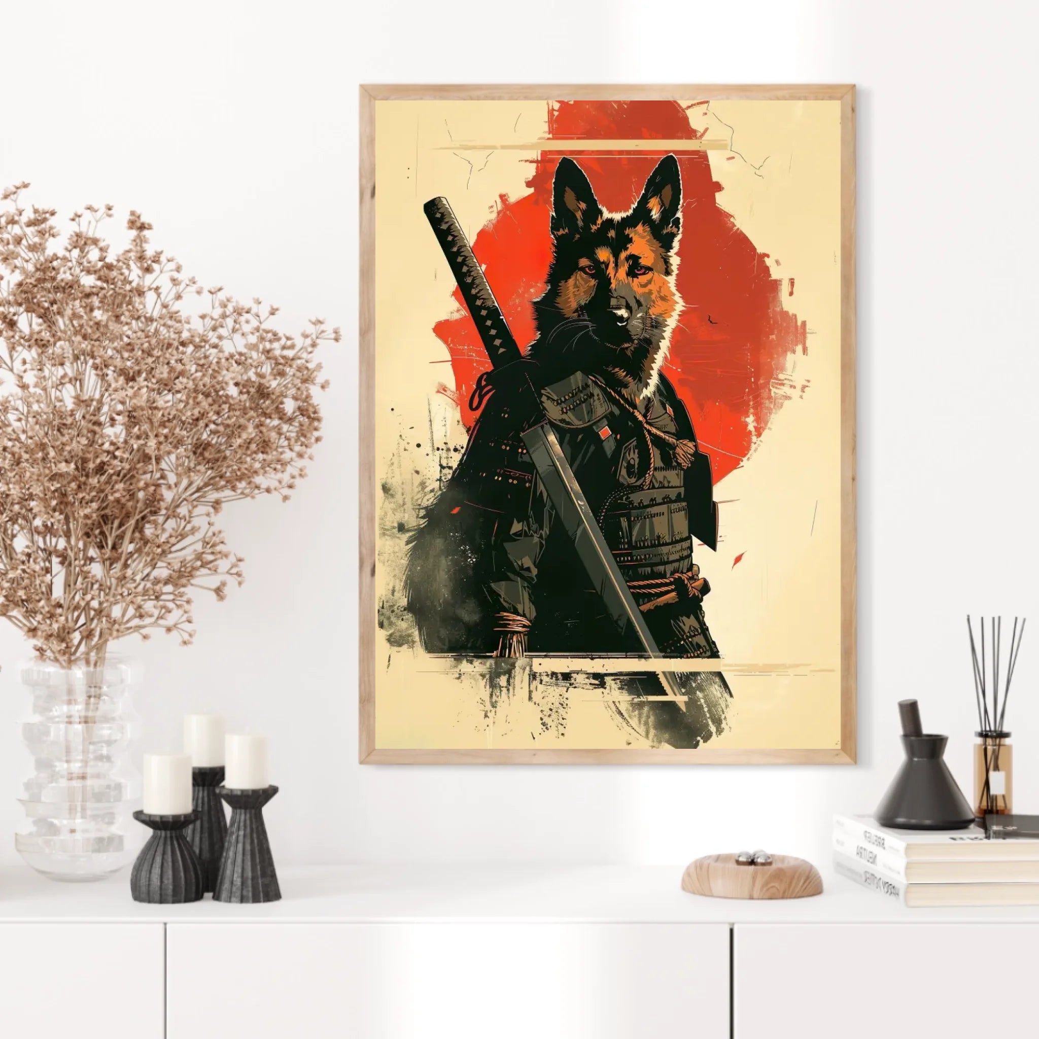 Tableau Animaux Chien Ninja