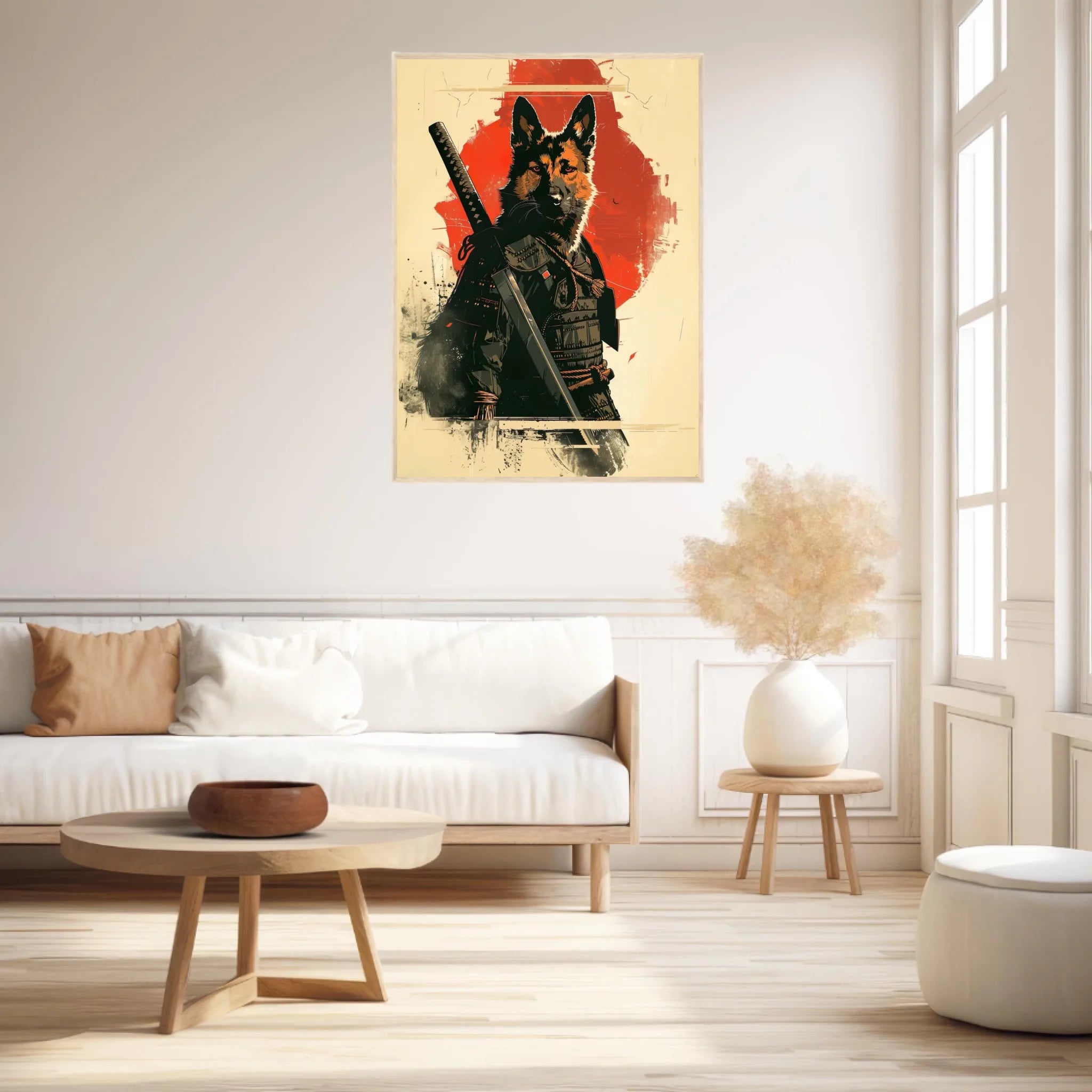 Tableau Animaux Chien Ninja