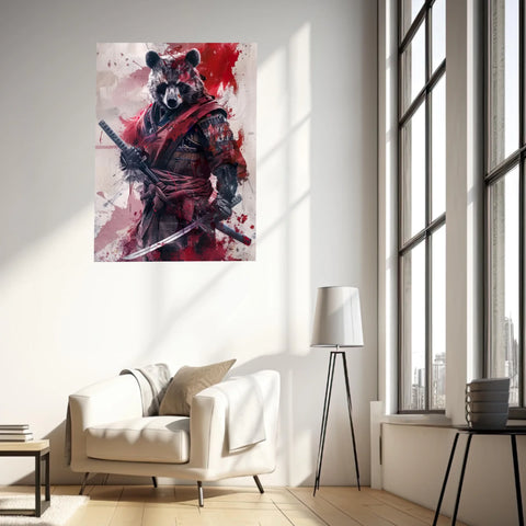 Tableau Animaux Ours Ninja