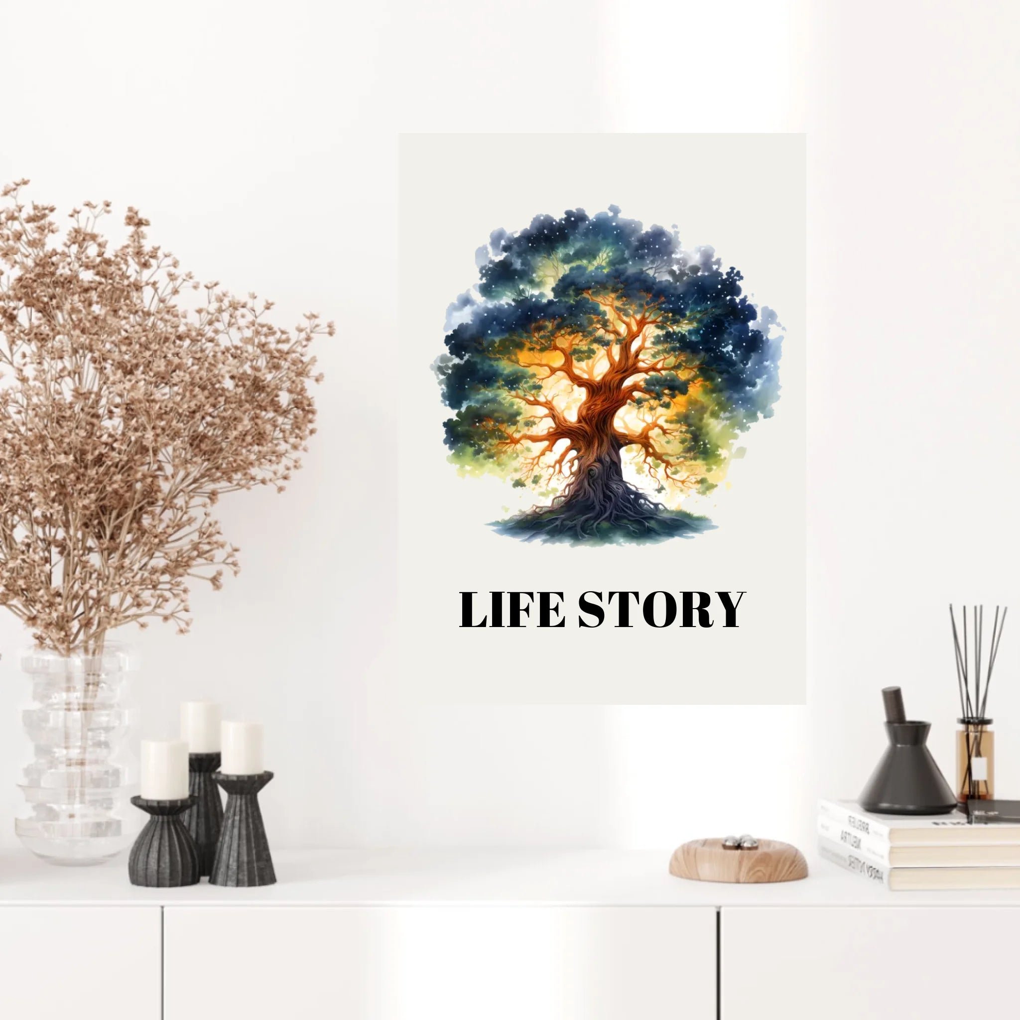 Tableau Arbre De Vie Coloré