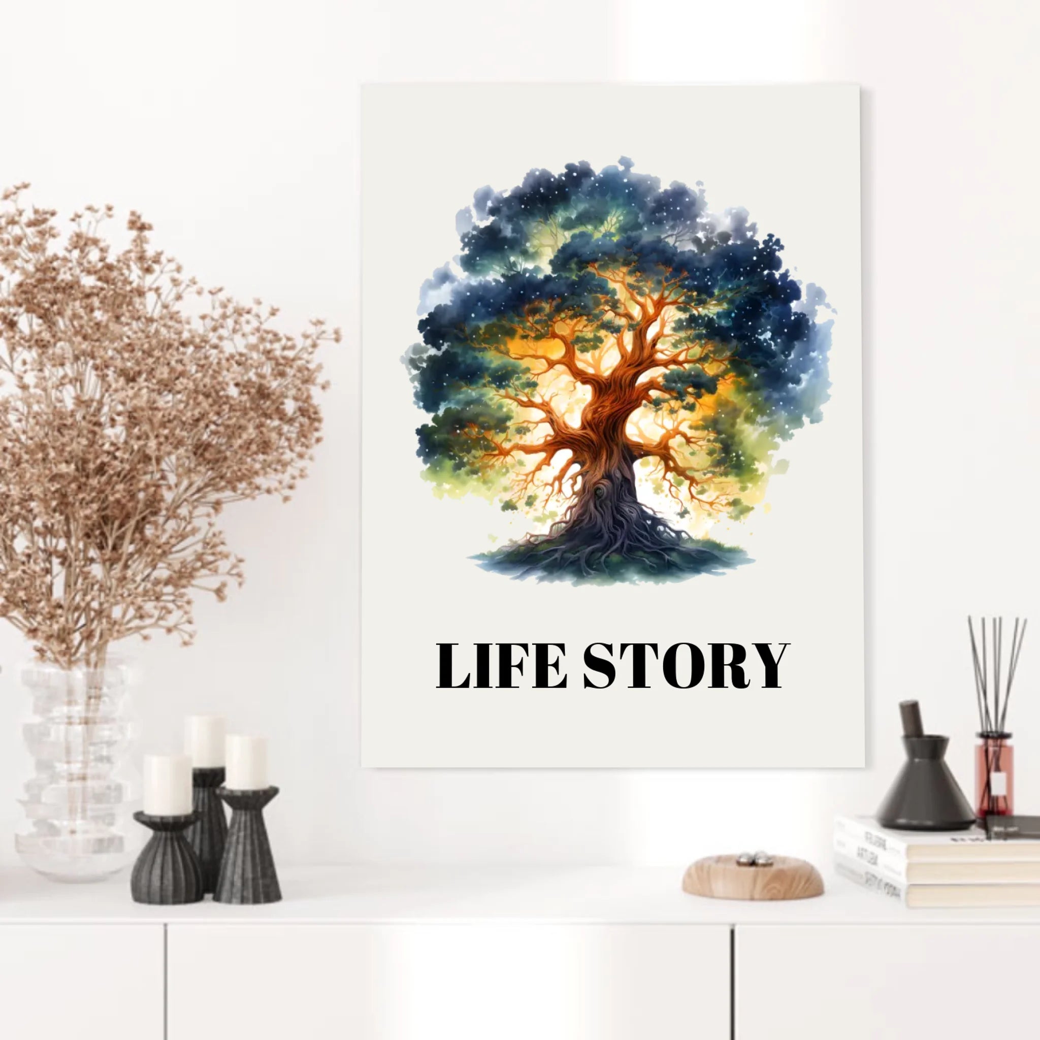 Tableau Arbre De Vie Coloré