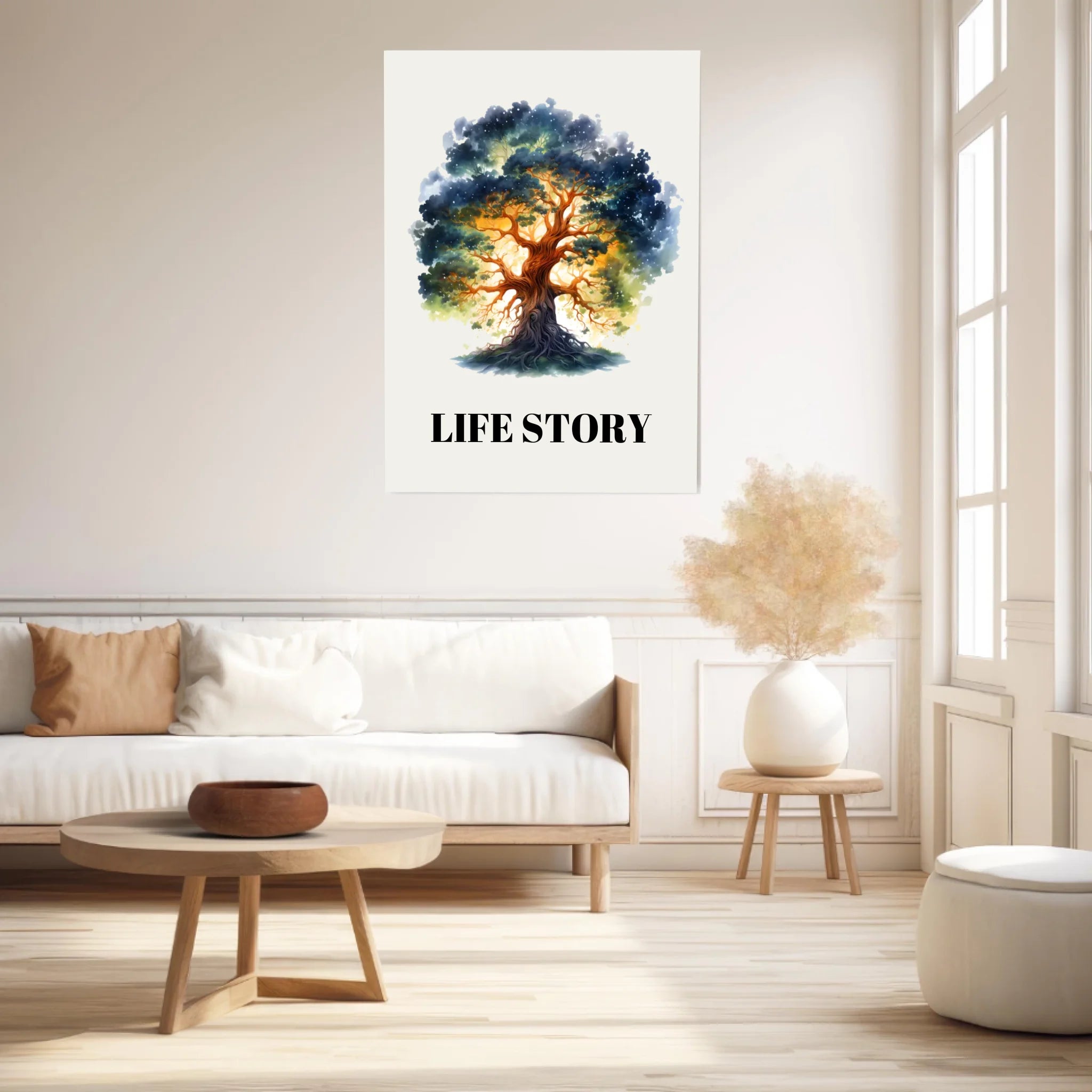 Tableau Arbre De Vie Coloré