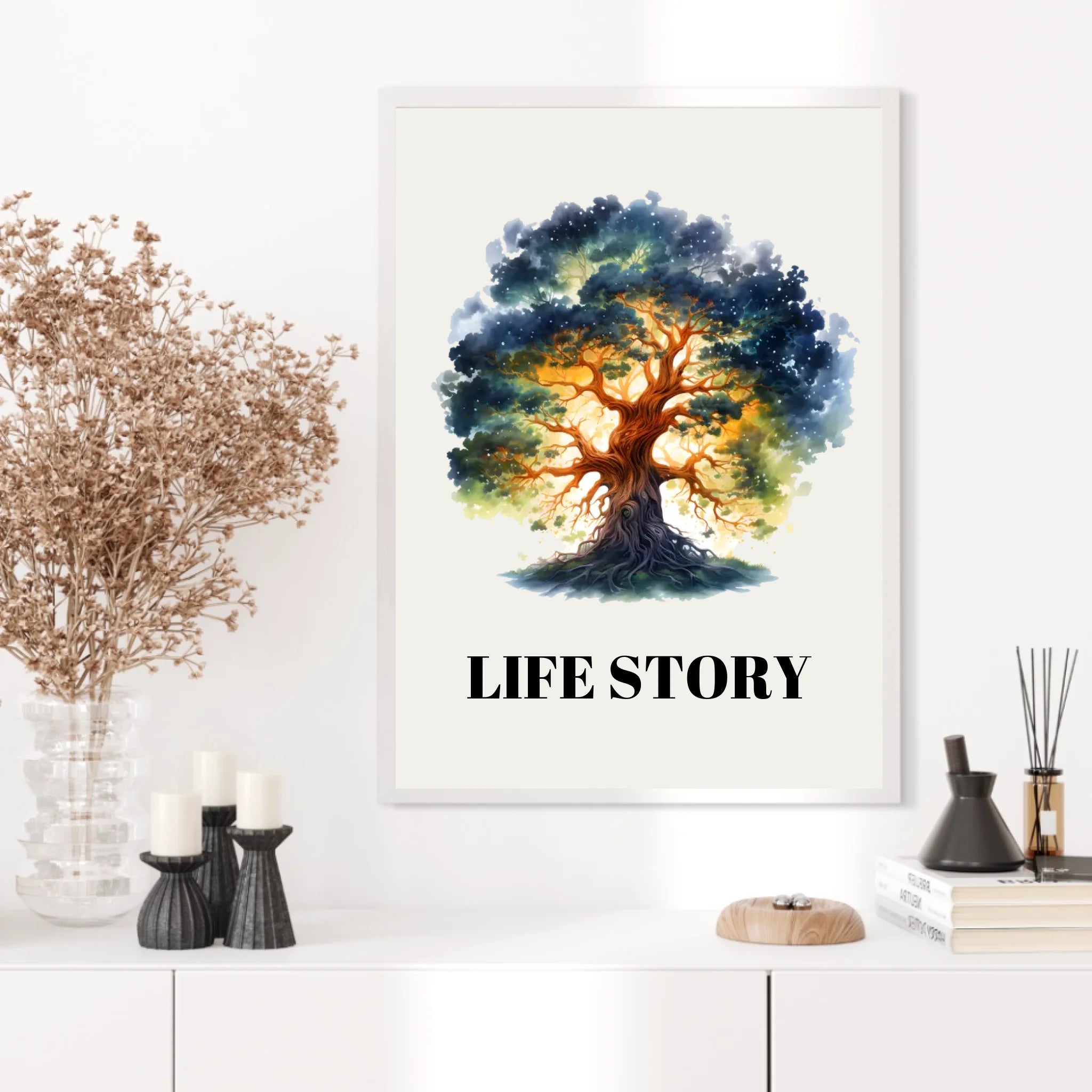 Tableau Arbre De Vie Coloré