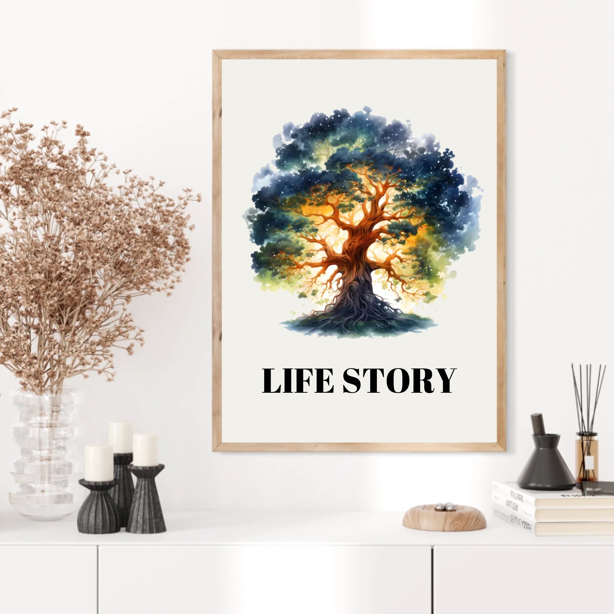Tableau Arbre De Vie Coloré