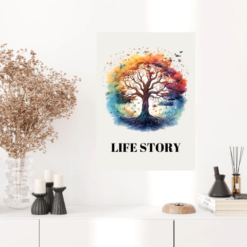 Tableau Arbre De Vie Coloré 2