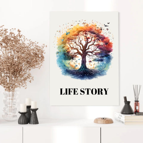 Tableau Arbre De Vie Coloré 2