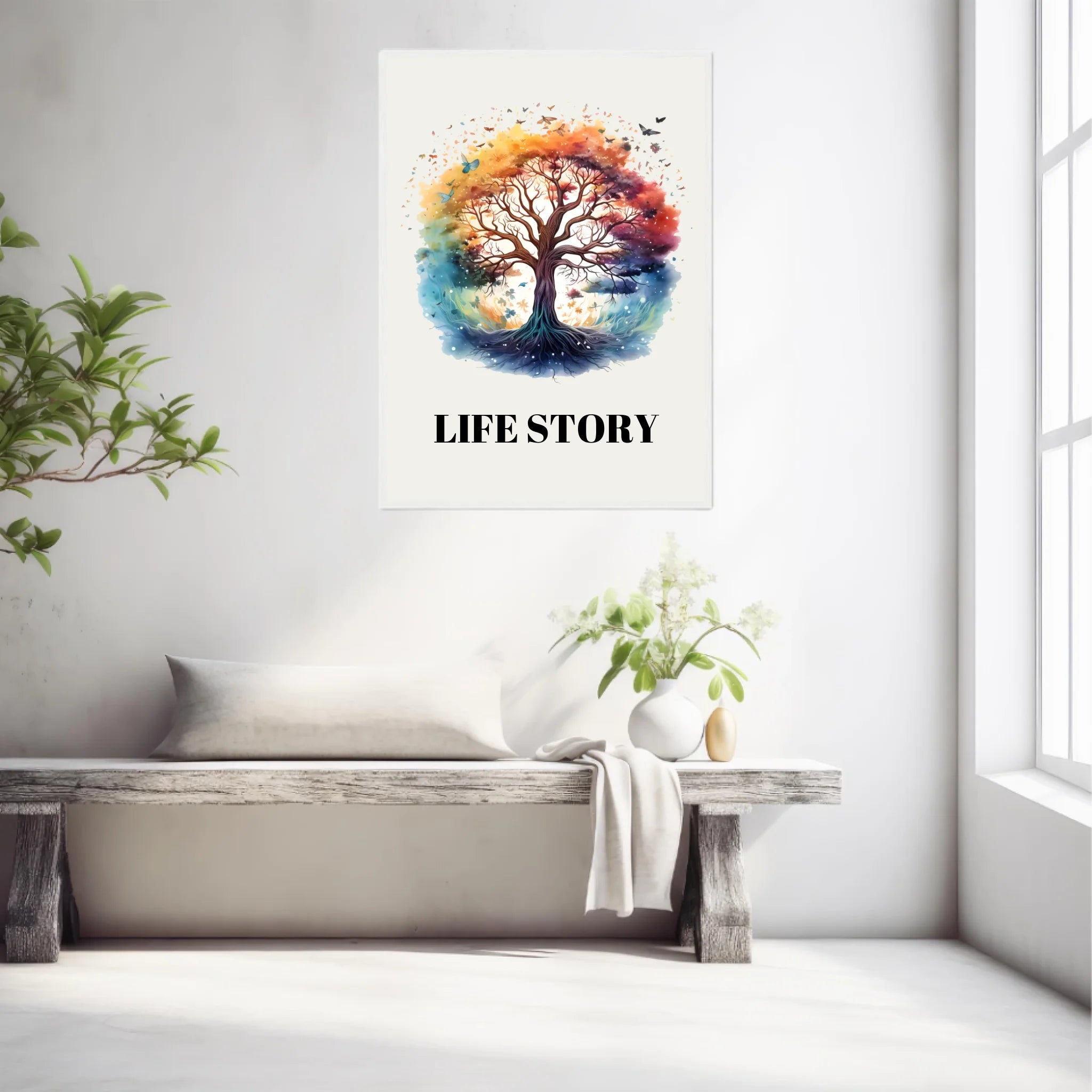 Tableau Arbre De Vie Coloré 2