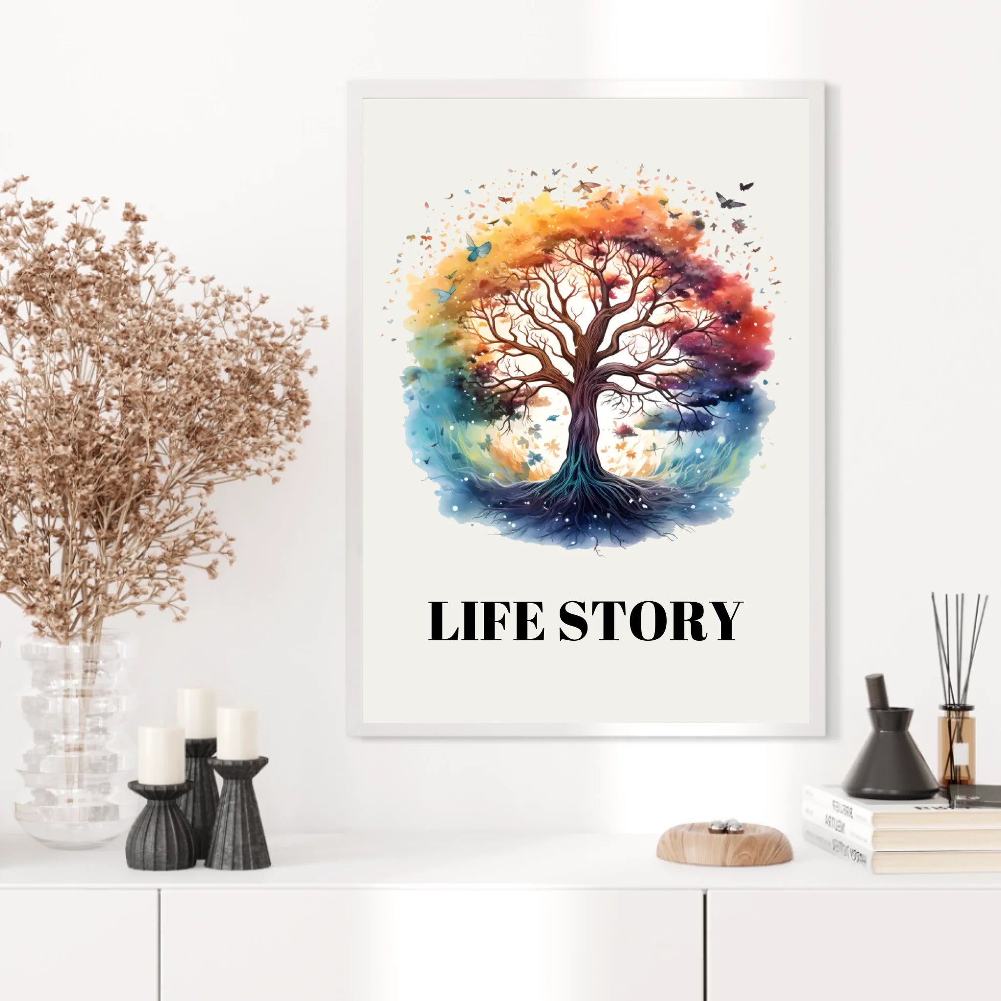 Tableau Arbre De Vie Coloré 2