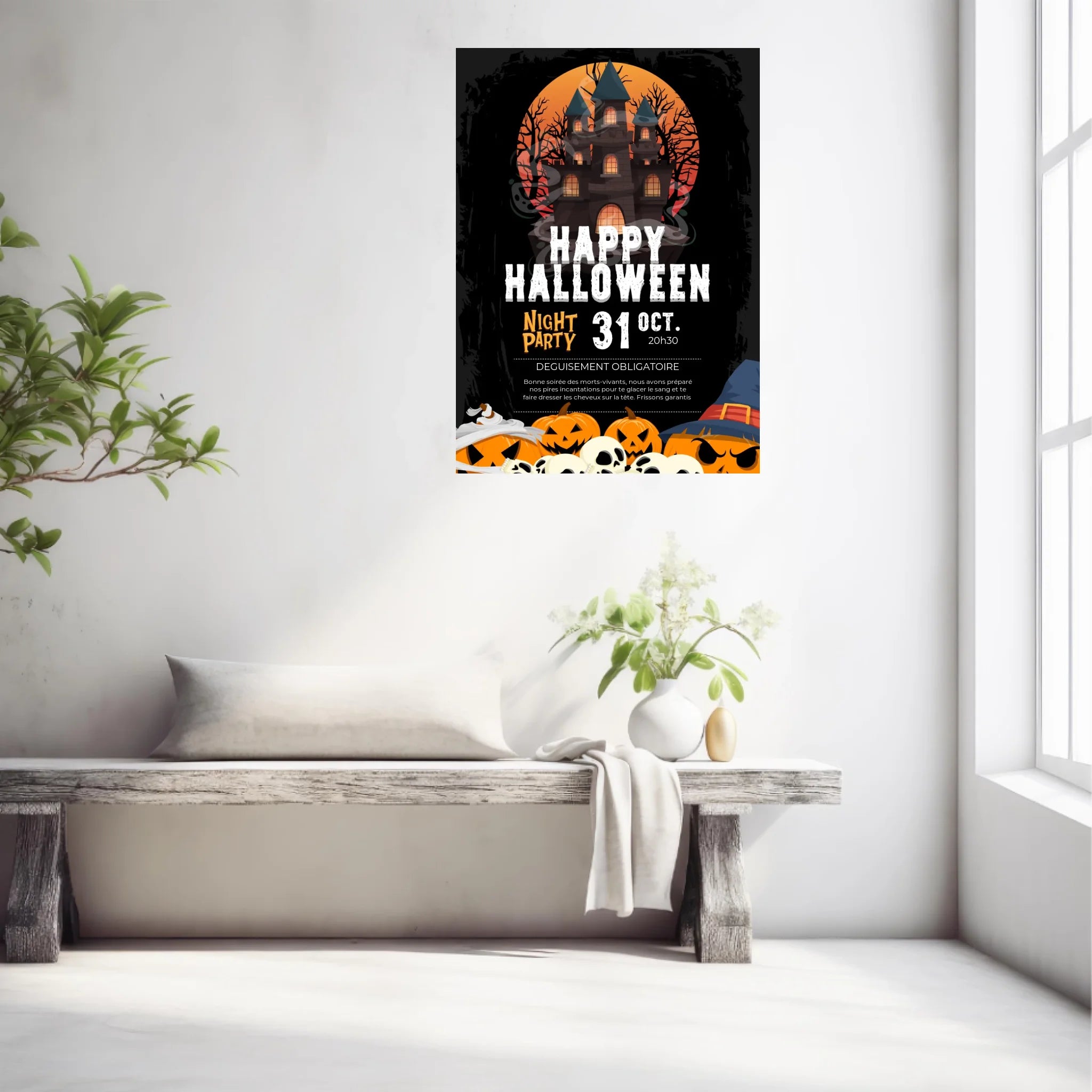 Affiche Halloween Party