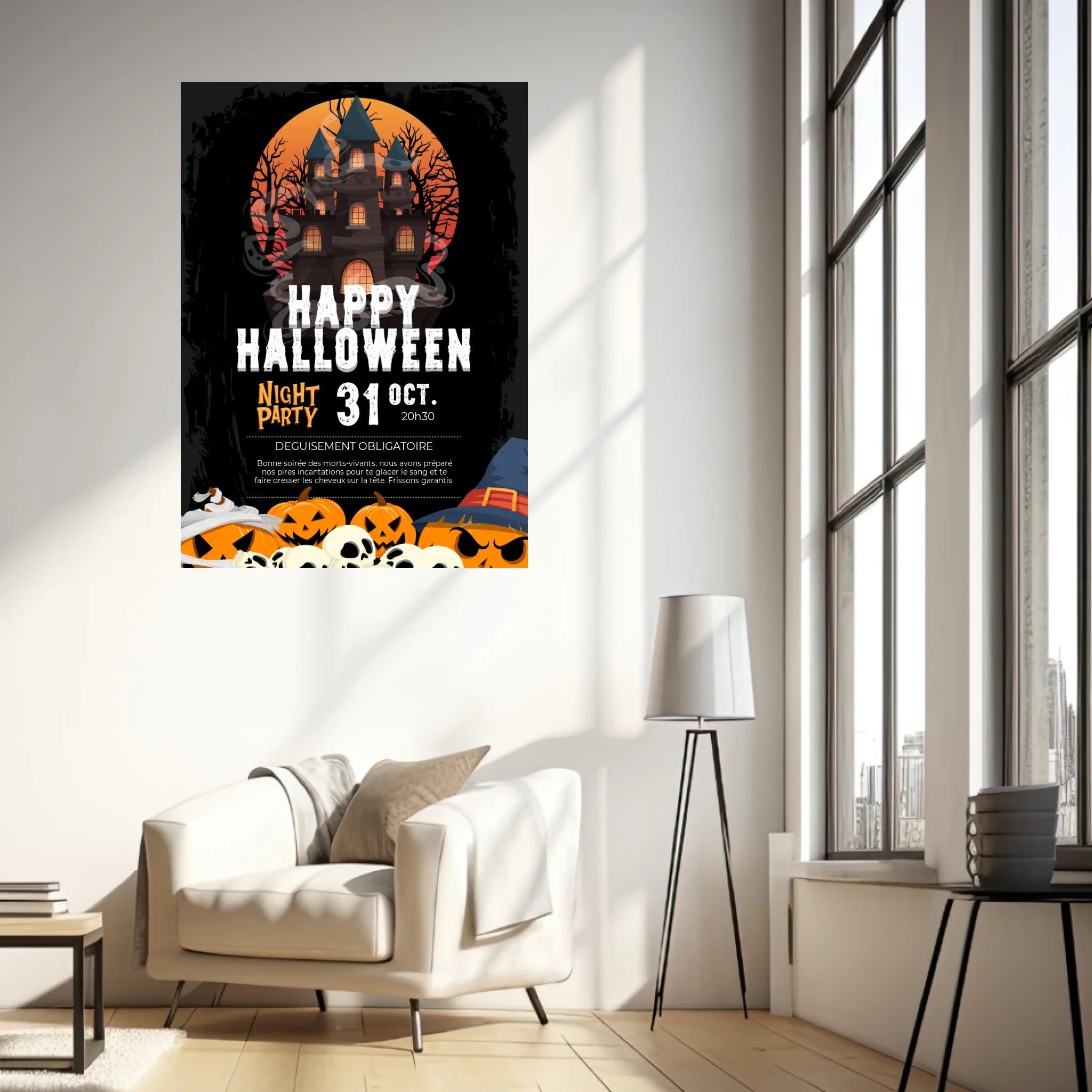 Affiche Halloween Party