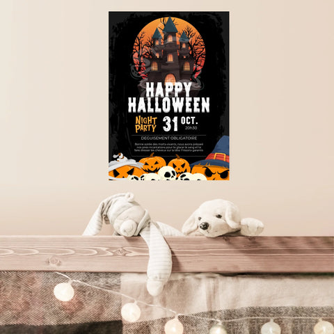 Affiche Halloween Party